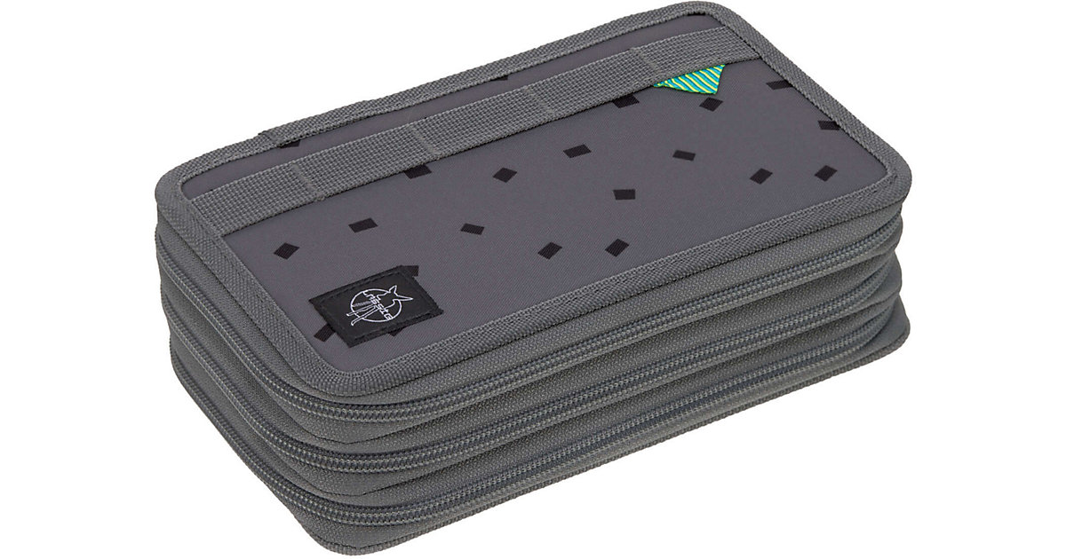 Triple-Federmäppchen Unique Speckles anthracite befüllt, 20-tlg. anthrazit Triple-Federmäppchen Unique Speckles anthracite befüllt, 20-tlg. anthrazit von Lässig