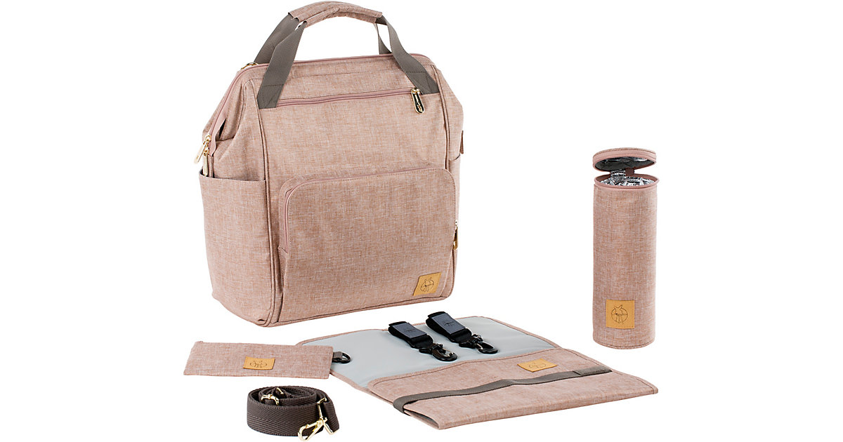 Wickelrucksack Goldie Glam rosé, inkl. Zubehör & Wickelunterlage rosa Wickelrucksack Goldie Glam rosé, inkl. Zubehör & Wickelunterlage rosa von Lässig