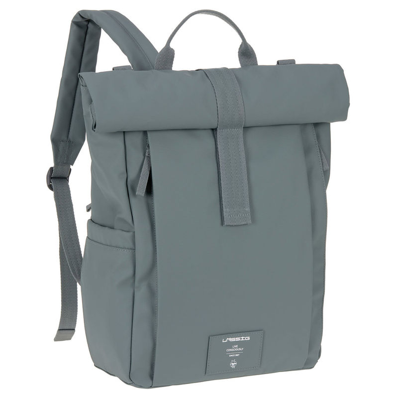 Wickelrucksack ROLLTOP UP (29x14,5x42) in anthracite von LÄSSIG