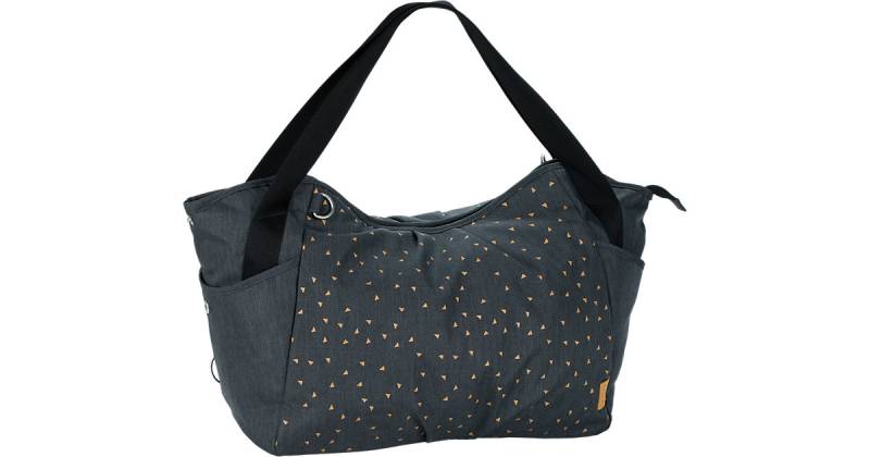 Wickeltasche Zwillinge Casual Twin Bag Triangle dark grey, inkl. Zubehör & Wickelunterlage dunkelgrau von Lässig
