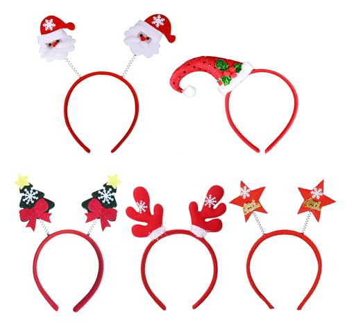 Lahviuu Weihnachten Haarreif,5 Stück Haarreifen Weihnachten Weihnachts Haarreif Weihnachtsmütze Weihnachts Kopfschmuck Weihnachtsstirnbänder Weihnachten Stirnband Weihnachtsfeier Kostüm Party Lahviuu Weihnachten Haarreif,5 Stück Haarreifen Weihnachten Weihnachts Haarreif Weihnachtsmütze Weihnachts Kopfschmuck Weihnachtsstirnbänder Weihnachten Stirnband Weihnachtsfeier Kostüm Party von Lahviuu