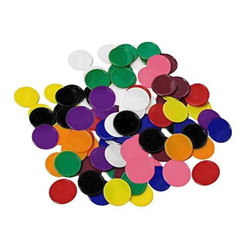 Pokerchips, 200 Pcs Plastechips Poker Chips Spielchips Bingo Plättchen Zahlen Wertmarken Jetons Spielmünzen für Mathe and Casino Spiele, Plastik Einkaufschip Einkaufswagenchip, 25 mm 10 Farben Pokerchips, 200 Pcs Plastechips Poker Chips Spielchips Bingo Plättchen Zahlen Wertmarken Jetons Spielmünzen für Mathe and Casino Spiele, Plastik Einkaufschip Einkaufswagenchip, 25 mm 10 Farben von Lahviuu