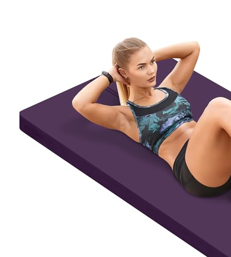 LaiEr Große Yogamatte -15mm dicke Übungsmatte Fitnessmatte für Fitnessstudio,Yoga,Pilates,Stretching und Bodenübungen für Frauen und Männer mit kostenloser Tragetasche und Klettband(183X80cmX15mm) LaiEr Große Yogamatte -15mm dicke Übungsmatte Fitnessmatte für Fitnessstudio,Yoga,Pilates,Stretching und Bodenübungen für Frauen und Männer mit kostenloser Tragetasche und Klettband(183X80cmX15mm) von LaiEr