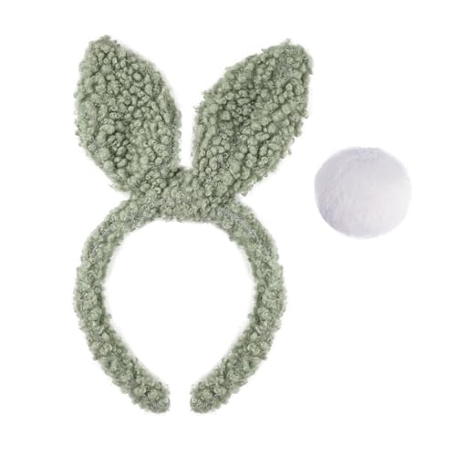 Laikoutd Adorkable Kaninchen Make Up Kopfstück Für Proms Geburtstagsbänder Spaß Kopfwege Haare Kopfbedeckung Für Kinder Kostüm Accessoire von Laikoutd