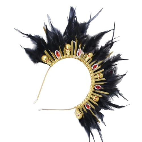 Laikoutd Bezaubernde, elegant inspirierte, gefiederte Kronen für Kostüm, Event, Cosplay, Feiern, besondere Anlässe Laikoutd Bezaubernde, elegant inspirierte, gefiederte Kronen für Kostüm, Event, Cosplay, Feiern, besondere Anlässe von Laikoutd