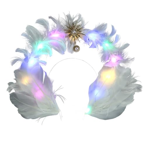 Laikoutd Delicate Federed Headdress Accessoire For Women Girls Bühnenaufführungen Fotografie Und Urlaubsfeierlichkeiten Täglich Nutzung Laikoutd Delicate Federed Headdress Accessoire For Women Girls Bühnenaufführungen Fotografie Und Urlaubsfeierlichkeiten Täglich Nutzung von Laikoutd