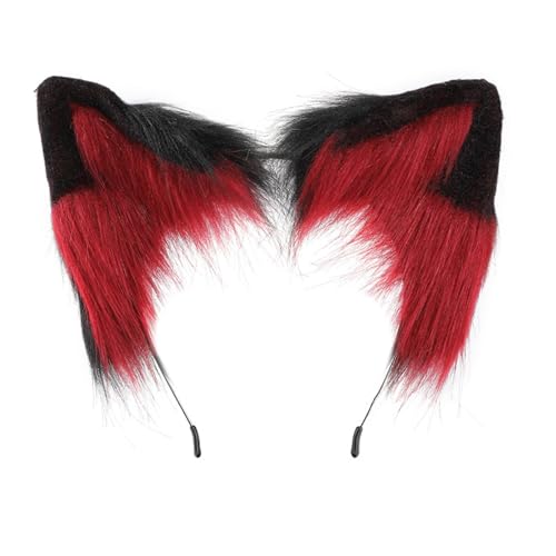 Laikoutd Erwachsene Teenager Niedliche Cosplay Kätzchen Ohrform Stirnband Plüsch Hair Hoop Make Up Live Broadcast von Laikoutd