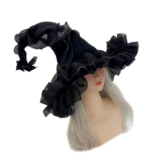 Laikoutd Friendly Witch Kostümhut Verstellbares Elastisches Band Wiederverwendbarer Polyester Stoff Für Halloween Event Cosplay Und Partys Wiederverwendbarer Praktischer Hexenparty Laikoutd Friendly Witch Kostümhut Verstellbares Elastisches Band Wiederverwendbarer Polyester Stoff Für Halloween Event Cosplay Und Partys Wiederverwendbarer Praktischer Hexenparty von Laikoutd