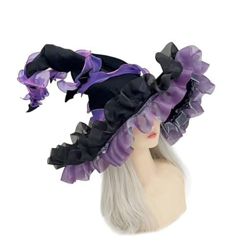 Laikoutd Friendly Witch Kostümhut Verstellbares Elastisches Band Wiederverwendbarer Polyester Stoff Für Halloween Event Cosplay Und Partys Wiederverwendbarer Praktischer Hexenparty Laikoutd Friendly Witch Kostümhut Verstellbares Elastisches Band Wiederverwendbarer Polyester Stoff Für Halloween Event Cosplay Und Partys Wiederverwendbarer Praktischer Hexenparty von Laikoutd