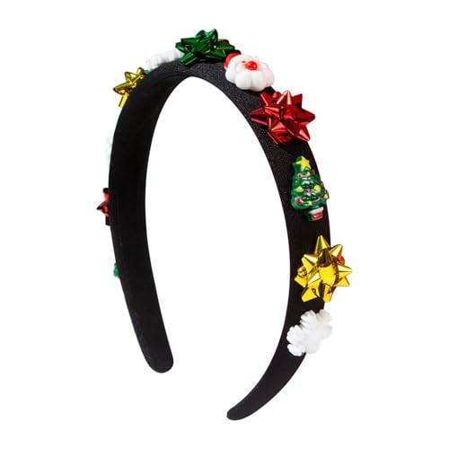 Laikoutd Haarreif mit Weihnachtsblumen, glitzernde Bühnenrequisiten, Kopfbedeckung, Blume, Weihnachtsfeier, Requisiten, Neujahrsgeschenk, Stirnband von Laikoutd