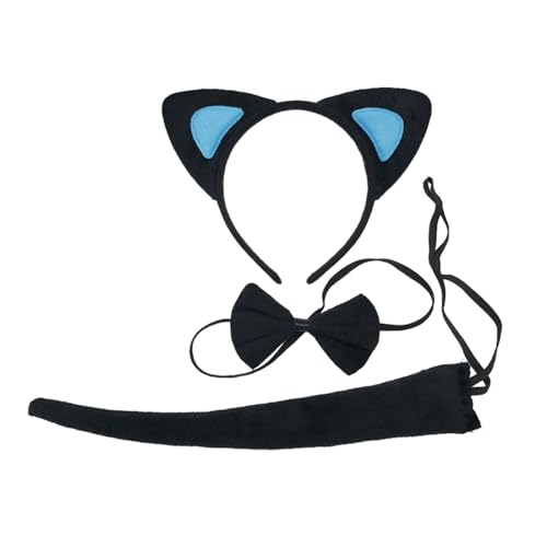 Laikoutd Kätzchen Ohren Stirnband Ohren Schwanzohren Set Cartoon Haarband Für Bühne Kinder Kostüm Haarzubehör Ohrstirnbänder Für Erwachsene Laikoutd Kätzchen Ohren Stirnband Ohren Schwanzohren Set Cartoon Haarband Für Bühne Kinder Kostüm Haarzubehör Ohrstirnbänder Für Erwachsene von Laikoutd