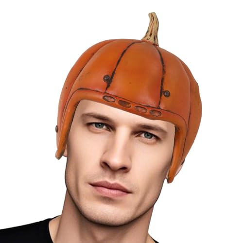 Laikoutd Kinder Halloween Helm Realistische Pumkpin Kopfbedeckung Kostüm Accessoire Für Jungen Mädchen Cosplay Party Rollenspiele Kopfbedeckung Laikoutd Kinder Halloween Helm Realistische Pumkpin Kopfbedeckung Kostüm Accessoire Für Jungen Mädchen Cosplay Party Rollenspiele Kopfbedeckung von Laikoutd