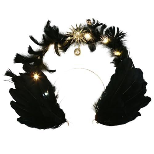 Laikoutd Mehrzweck-Stirnband im Lolitas-Stil mit Flügel-Designs für Hochzeiten, Motto-Partys und Fotoshootings Laikoutd Mehrzweck-Stirnband im Lolitas-Stil mit Flügel-Designs für Hochzeiten, Motto-Partys und Fotoshootings von Laikoutd