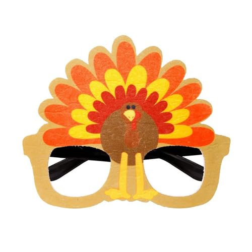 Laikoutd Partygläser Thanksgiving Festival Holiday Decoration Supplies Turkey Brille Türkei Thanksgiving Day Supplies Für Heimschule Aktivität Laikoutd Partygläser Thanksgiving Festival Holiday Decoration Supplies Turkey Brille Türkei Thanksgiving Day Supplies Für Heimschule Aktivität von Laikoutd