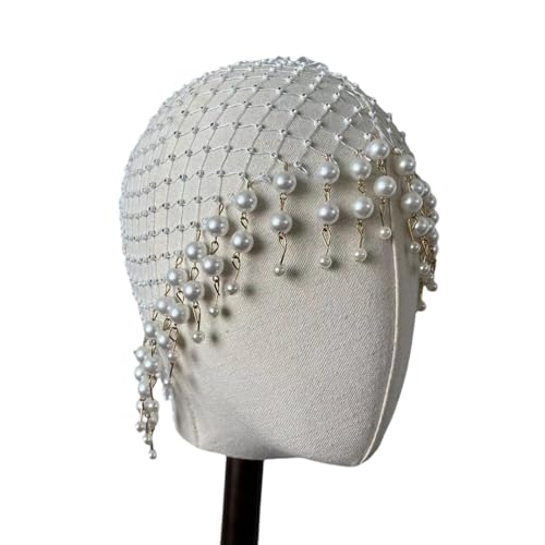 Laikoutd Perlen Quasten Haarschmuck Hut schöne Perlen Quasten Haarschmuck Hut Zubehör für Frisurenverbesserung Laikoutd Perlen Quasten Haarschmuck Hut schöne Perlen Quasten Haarschmuck Hut Zubehör für Frisurenverbesserung von Laikoutd