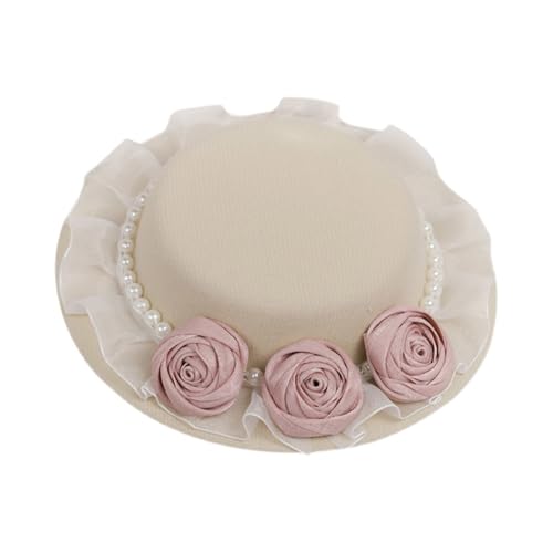 Laikoutd Retro Rose Haarclip Perlen Tüll Haarteil Für Kostümpartys Mit Perlen Cosplay Fascinator Blumenhaar Barrettes Für Frauen Laikoutd Retro Rose Haarclip Perlen Tüll Haarteil Für Kostümpartys Mit Perlen Cosplay Fascinator Blumenhaar Barrettes Für Frauen von Laikoutd
