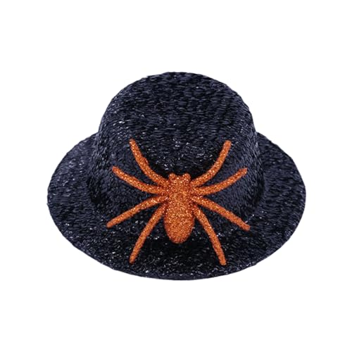 Laikoutd Schimmernde Spinnen Miniaturhut Set Für Cosplay Kostüme Western Cosplay Cowgirl Accessoires Friseur Styling von Laikoutd