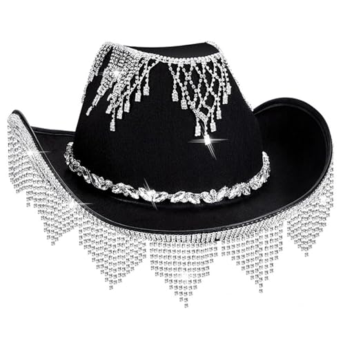 Laikoutd Sprudelkristall Cowboyhüte Quasten Für Junggesellenabteilung Party Cowboy Hüte Disco Für Schauspieler Schauspielerin Disco Cowboy Hats Party Pack Laikoutd Sprudelkristall Cowboyhüte Quasten Für Junggesellenabteilung Party Cowboy Hüte Disco Für Schauspieler Schauspielerin Disco Cowboy Hats Party Pack von Laikoutd