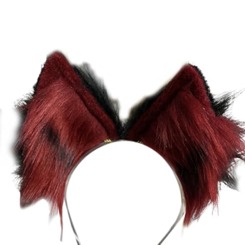 Wolfsschwanz Cosplay Zubehör Party Kostüm Kätzchen Stirnband Animation Haarreifen für Maskerade ComicCon Tier Gesicht und Schwanz pelzig Wolfsschwanz Cosplay Zubehör Party Kostüm Kätzchen Stirnband Animation Haarreifen für Maskerade ComicCon Tier Gesicht und Schwanz pelzig von Laikoutd