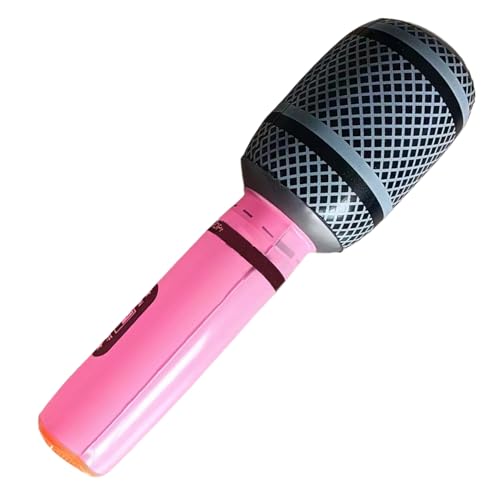 35 Cm Aufblasbares Mikrofon, Große Größe Des Disco -Party -Mikrofonspielzeugs, Blowing Instrument, Leichte Familientätigkeitsbedürfnisse Für 80er/90er-Konzerte Und Partys von Lainiaoly