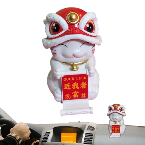 Armaturenbrett-Wackelkopf, Solar-Tanzfiguren | Kreativer chinesischer tanzender Löwe-Auto-Wackelkopf,Lustige Desktop-Schaukelstatuen, Auto-Armaturenbrett-Dekoration, Armaturenbrett-Figuren für Schreib Armaturenbrett-Wackelkopf, Solar-Tanzfiguren | Kreativer chinesischer tanzender Löwe-Auto-Wackelkopf,Lustige Desktop-Schaukelstatuen, Auto-Armaturenbrett-Dekoration, Armaturenbrett-Figuren für Schreib von Lainiaoly