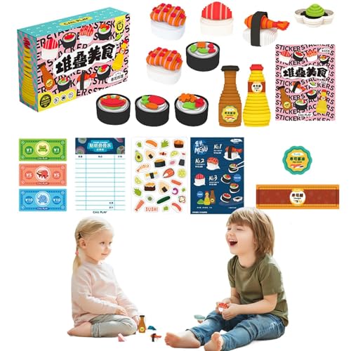 Kinderküche Spielküche Zubehör, Kinder-Rollenspiel-Spielzeugküchenzubehör, Gestapelte Dessertfreuden, Realistisches Lebensmittel-Lernspielzeugset Für Kinder Ab 3 Jahren von Lainiaoly