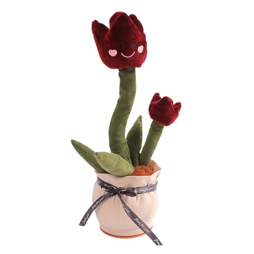 Lainiaoly Musical Dancing Blume - Plüschspielzeug Spricht, Rose Singen | USB -wiederaufladbares Interaktives Spielzeug, Lustige Bewegung Und Soundspielzeug Für Kleinkinder Kinder, Frühes Lerne Lainiaoly Musical Dancing Blume - Plüschspielzeug Spricht, Rose Singen | USB -wiederaufladbares Interaktives Spielzeug, Lustige Bewegung Und Soundspielzeug Für Kleinkinder Kinder, Frühes Lerne von Lainiaoly