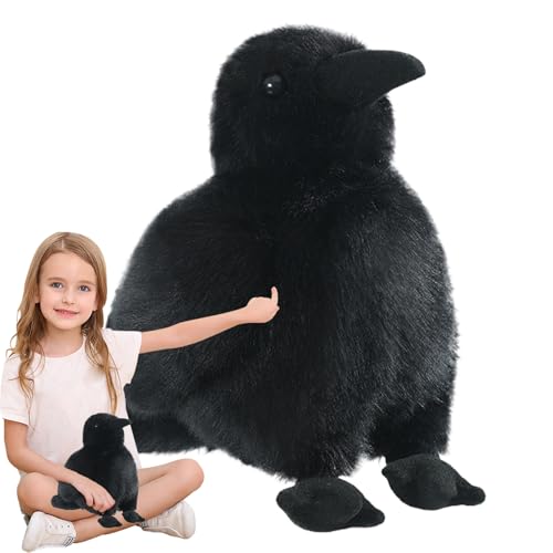 Lainiaoly Realistische Krähes Plüsch, Nette Schwarze Krä-he, Plüsch Kissen Spielzeug, Weiche Vogel Plusch Puppe Für Kinder Geburtstag Geschenke Für Mädchen Kinder Schwarz Ostern Lainiaoly Realistische Krähes Plüsch, Nette Schwarze Krä-he, Plüsch Kissen Spielzeug, Weiche Vogel Plusch Puppe Für Kinder Geburtstag Geschenke Für Mädchen Kinder Schwarz Ostern von Lainiaoly