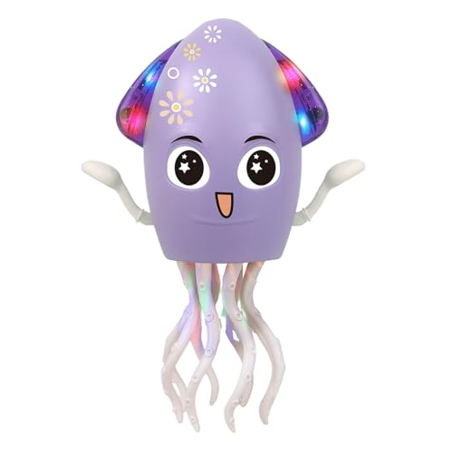 Lainiaoly Tanztanzen Tintenfische Spielzeug, Magic Dancing Octopus, Musik-Krake Mit Automatischer Vermeidung Von Automatik, Smart Entertainment -FüR Interaktionen Zwischen Eltern Und Kindern von Lainiaoly