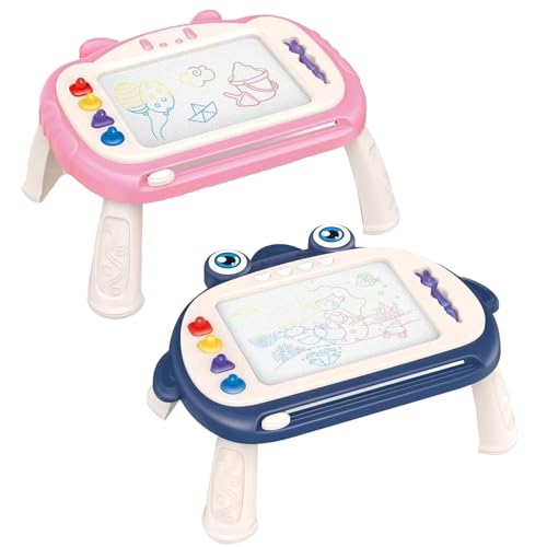 Magische Tafel, Zum Kritzeln, Magnetisch, Abwischbar, 4 Farben, Abwischbar, Magnetisch, Bunt Zeichentafel Magnettafel Mit 4 Beine Für Kinder, Magnettafel, Lernspielzeug Für Kinder Von 2 – 6 Jahren Magische Tafel, Zum Kritzeln, Magnetisch, Abwischbar, 4 Farben, Abwischbar, Magnetisch, Bunt Zeichentafel Magnettafel Mit 4 Beine Für Kinder, Magnettafel, Lernspielzeug Für Kinder Von 2 – 6 Jahren von Lainiaoly