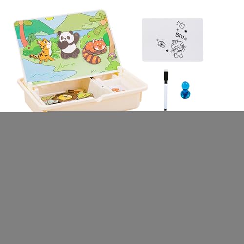 Magnetisches Spielzeug - Zuordnungsspiel Lernspielzeug - Kreative Reisespiele Mit Tragecase Für Kinder Ab 3 Mädchen Zuhause Kindergarten Spiel von Lainiaoly