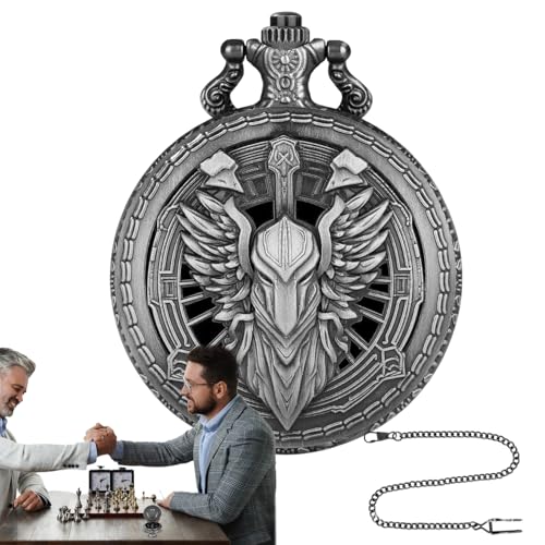 Mini Würfel Set, 7-teilige Polyedrische Metall Würfel, Vintage Gladiator Schmuck Taschenuhrengehäuse, Rollenspiele-Brettspielzubehör von Lainiaoly