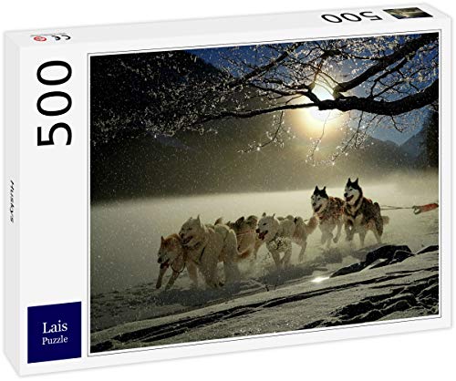 Huskys - 500 Teile (Puzzle) von Lais Puzzle