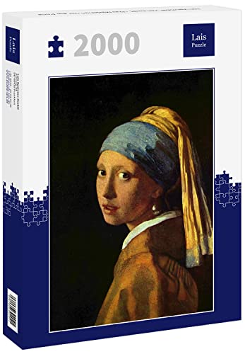 Jan Vermeer Van Delft - Das Mädchen mit der Perle - 2.000 Teile (Puzzle) von Lais Puzzle