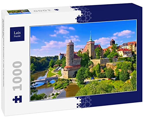 Lais Puzzle Ansicht der Stadt Bautzen in der Oberlausitz, Deutschland. 1000 Teile von Lais Puzzle
