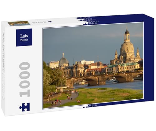 Lais Puzzle Ansicht von Dresden, Elbwiesen-Frauenkirche, Deutschland. 1000 Teile Lais Puzzle Ansicht von Dresden, Elbwiesen-Frauenkirche, Deutschland. 1000 Teile von Lais Puzzle