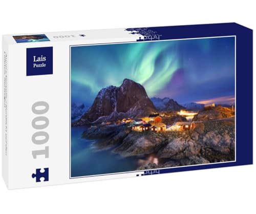 Lais Puzzle Aurora Borealis/Nordlicht auf den Lofoten, Norwegen 1000 Teile von Lais Puzzle
