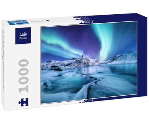 Lais Puzzle Aurora Borealis/Nordlicht auf den Lofoten, Norwegen 1000 Teile von Lais Puzzle