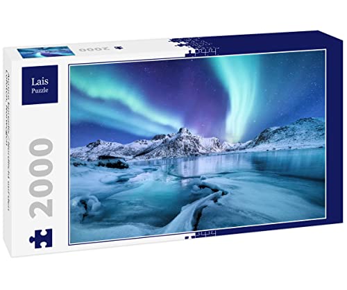 Lais Puzzle Aurora Borealis/Nordlicht auf den Lofoten, Norwegen 2000 Teile von Lais Puzzle