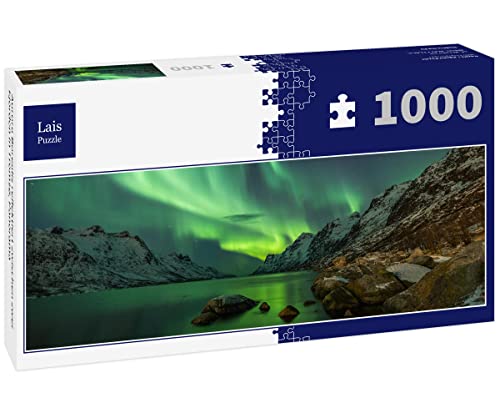 Lais Puzzle Aurora Borealis reflektiert zwischen Zwei Fjorden in Tromsø, Panorama 1000 Teile Panorama Lais Puzzle Aurora Borealis reflektiert zwischen Zwei Fjorden in Tromsø, Panorama 1000 Teile Panorama von Lais Puzzle