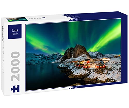 Lais Puzzle Aurora Borealis über Hamnoy in Norwegen 2000 Teile Lais Puzzle Aurora Borealis über Hamnoy in Norwegen 2000 Teile von Lais Puzzle