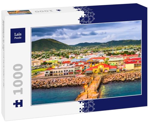 Lais Puzzle Basseterre, St. Kitts und Nevis Hafen in der Abenddämmerung 1000 Teile von Lais Puzzle