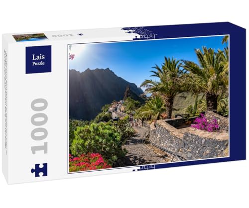 Lais Puzzle Berühmtes Dorf Masca in ländlicher Lage in großer Höhe auf einem Berg auf Teneriffa, Kanarische Insel 1000 Teile von Lais Puzzle