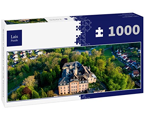 Lais Puzzle Birstein in Hessen aus der Luft, Panorama 1000 Teile Panorama von Lais Puzzle