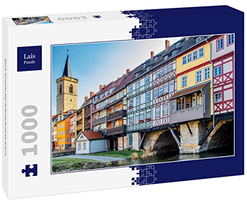 Lais Puzzle Blick Ansicht der Krämerbrücke Erfurt 1000 Teile von Lais Puzzle