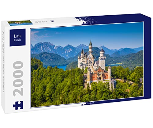 Lais Puzzle Blick auf Schloss Neuschwanstein, Deutschland 2000 Teile von Lais Puzzle