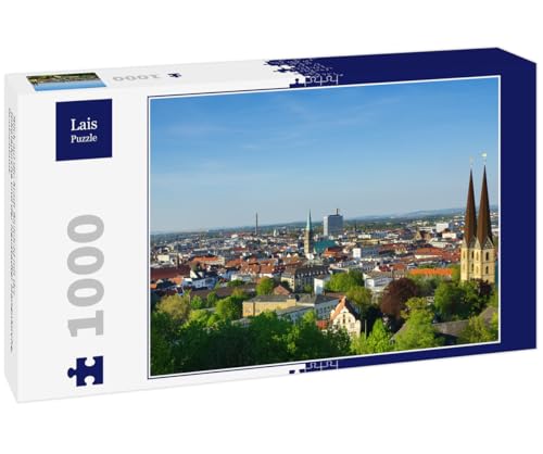 Lais Puzzle Blick auf die Stadt Bielefeld mit der Nikolaikirche und der Neustädter Marienkirche, Deutschland. 1000 Teile Lais Puzzle Blick auf die Stadt Bielefeld mit der Nikolaikirche und der Neustädter Marienkirche, Deutschland. 1000 Teile von Lais Puzzle