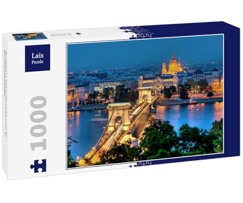 Lais Puzzle Budapest Kettenbrücke und St. Stephansbasilika 1000 Teile von Lais Puzzle