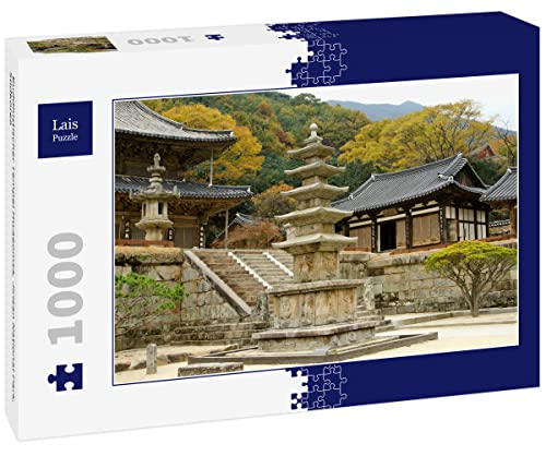 Lais Puzzle Buddhistischer Tempel Hwaeomsa, Jirisan National Park, Südkorea 1000 Teile von Lais Puzzle