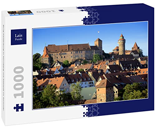 Lais Puzzle Burg Kaiserburg in Nürnberg mit Altstadt im Sommer 1000 Teile von Lais Puzzle